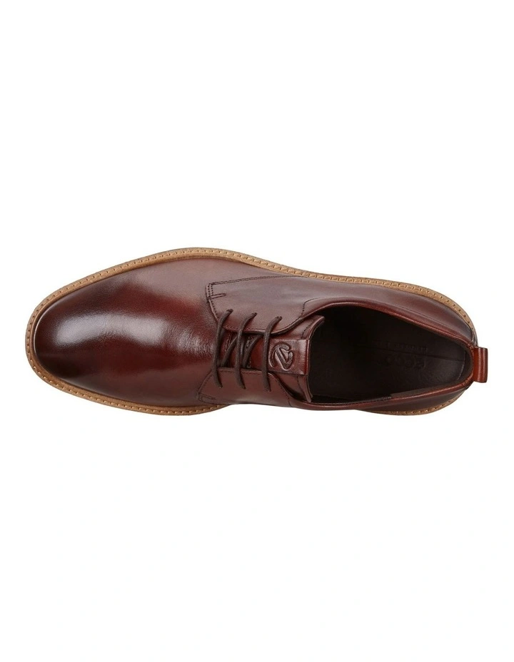ST.1 Hybrid Derby Shoes In Brown image 5