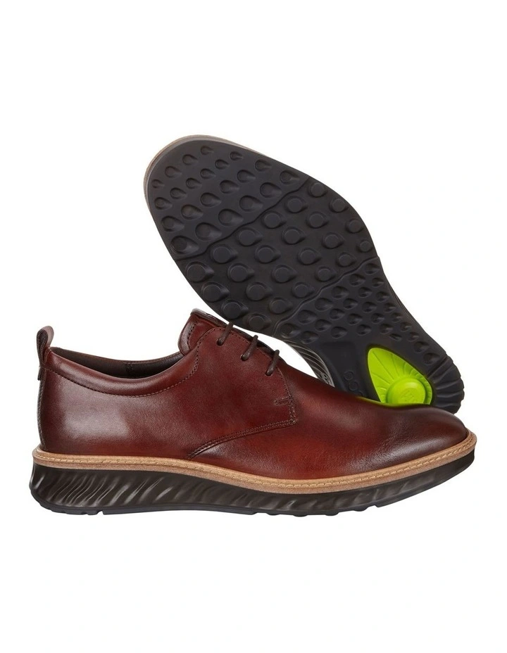 ST.1 Hybrid Derby Shoes In Brown image 7