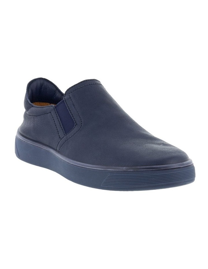 ladies navy blue penny loafers
