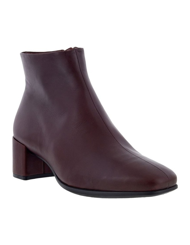 Shape 35 Squared Ankle Boots In Dark Brown