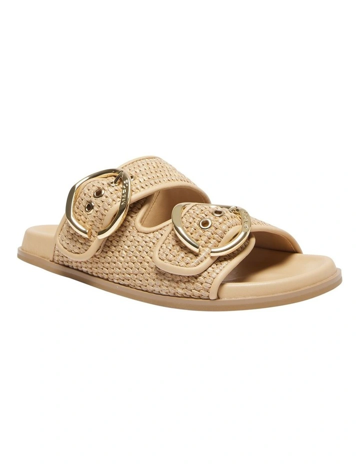 Tone Sandals in Natural Raffia image 3