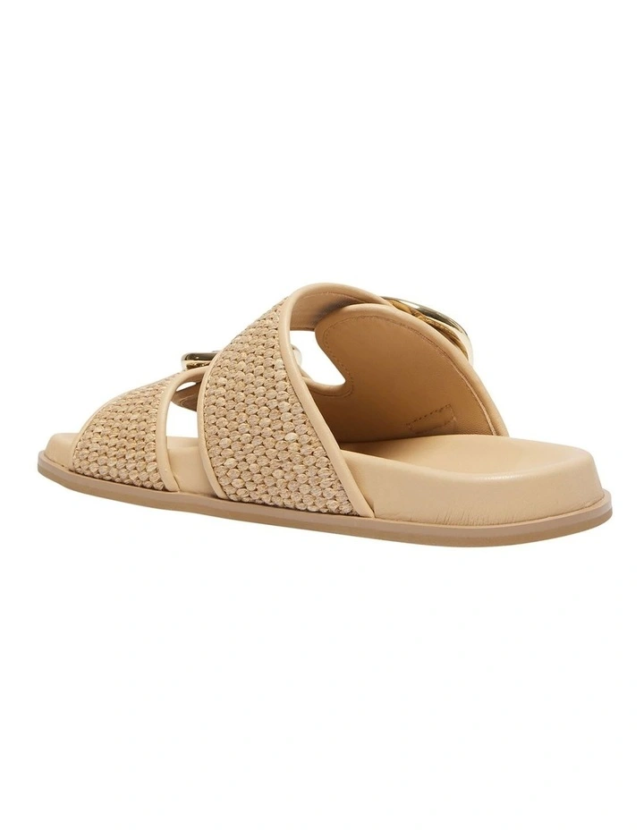 Tone Sandals in Natural Raffia image 6