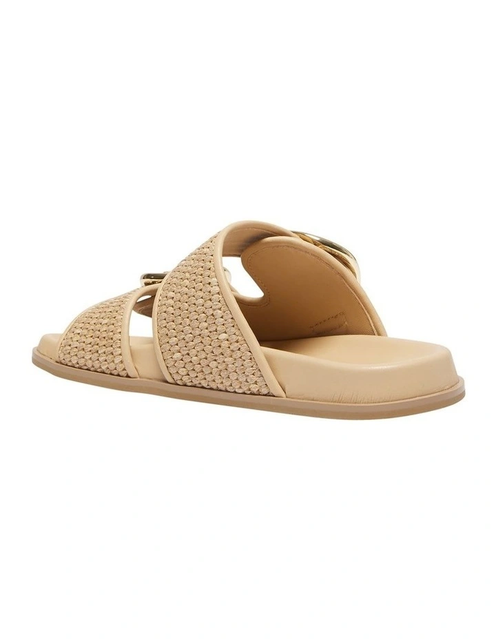 Tone Sandals in Natural Raffia image 6