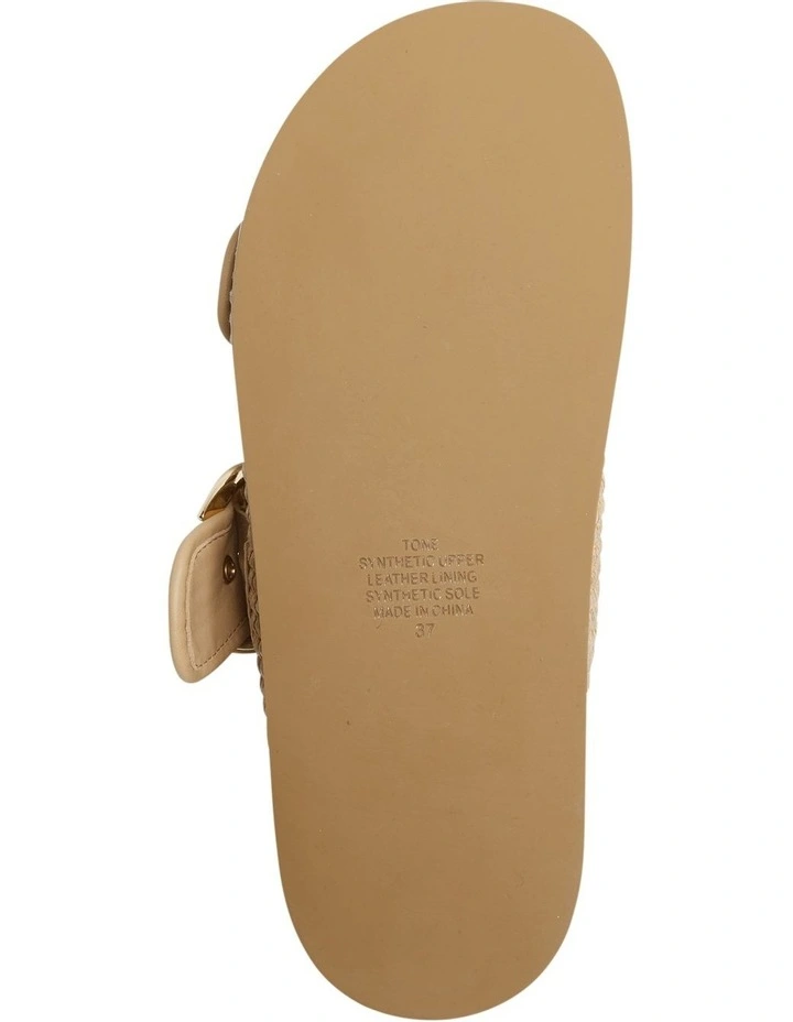 Tone Sandals in Natural Raffia image 7