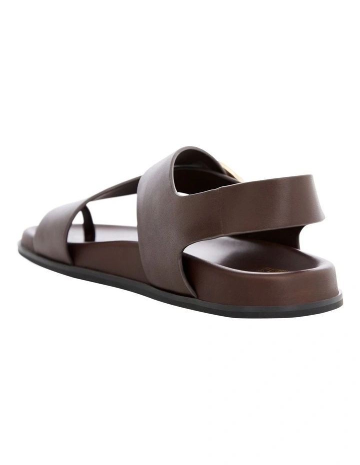Talbot Leather Sandals in Chocolate image 5