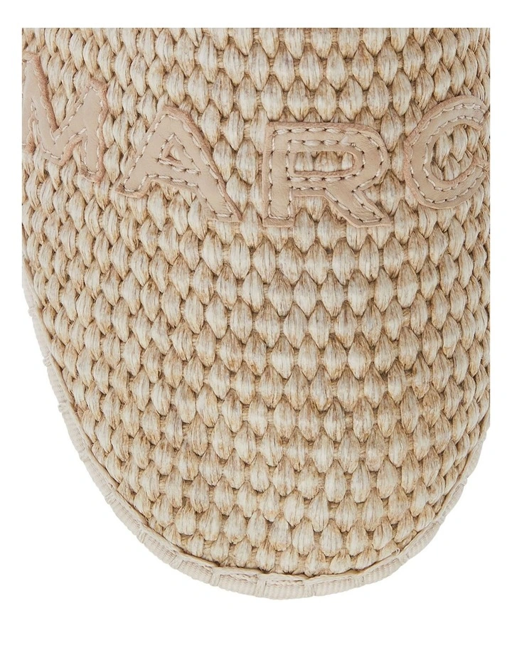 Joy Flat Shoes in Natural Raffia image 4