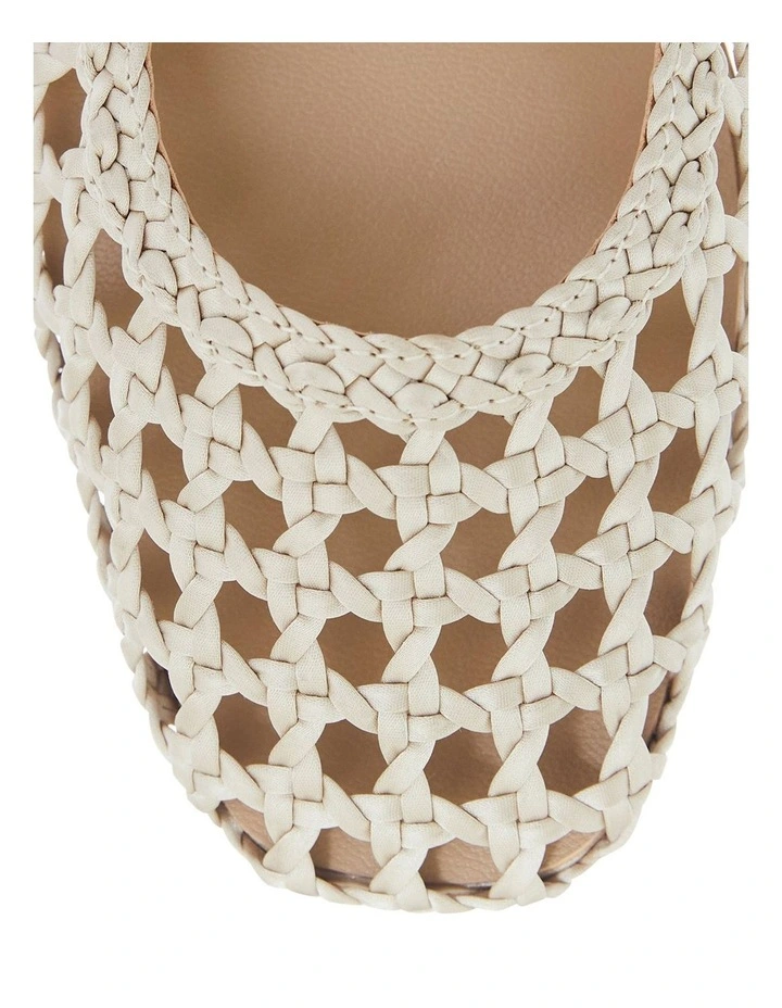 Tully Ballet Flats in Gold Weave image 4