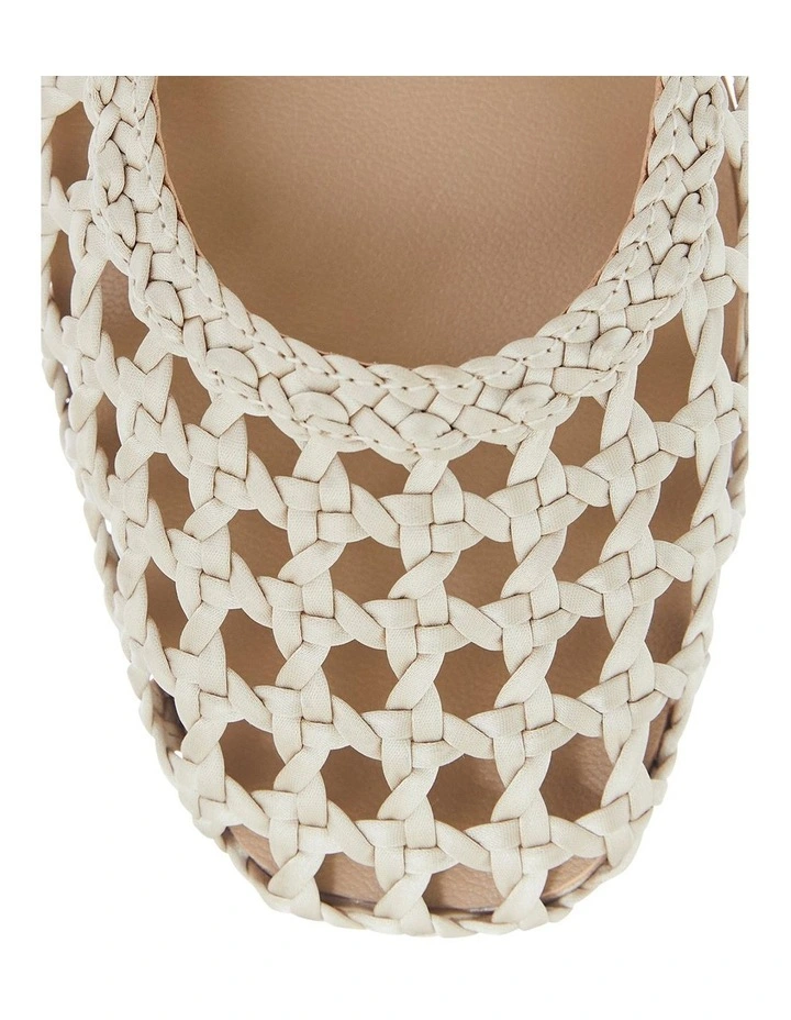 Tully Ballet Flats in Gold Weave image 5