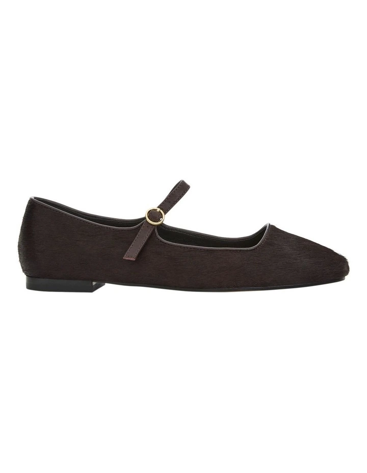 Tottie Ballet Flats in Wine Pony image 1