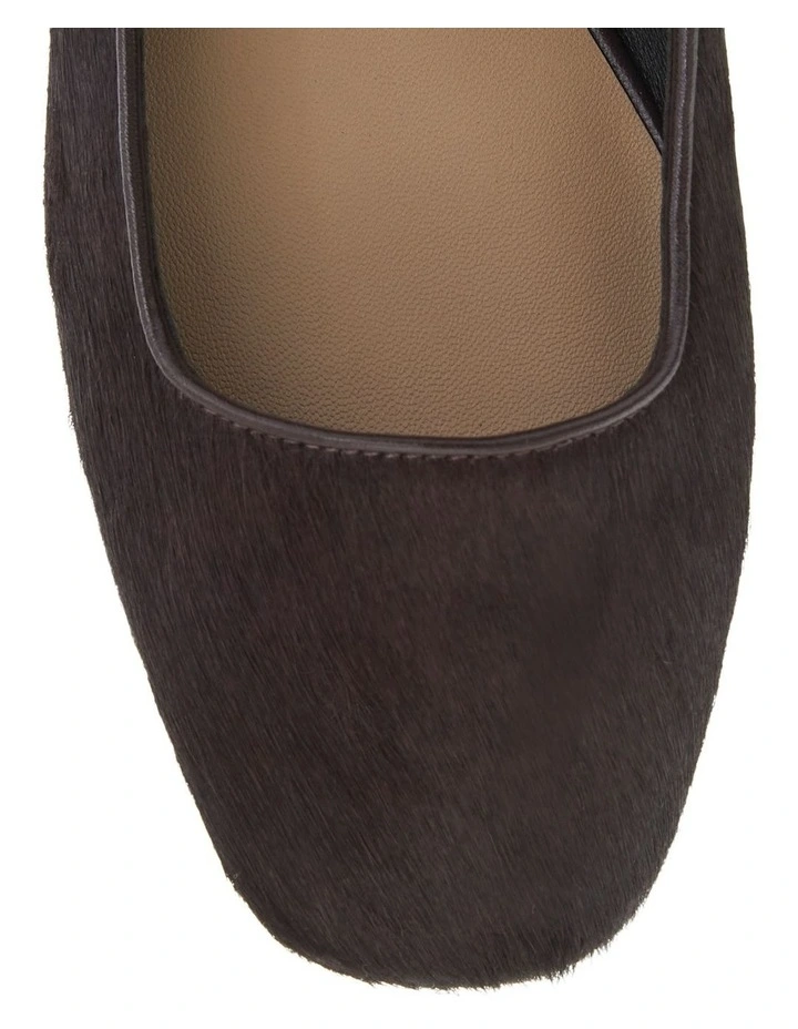 Tottie Ballet Flats in Wine Pony image 4