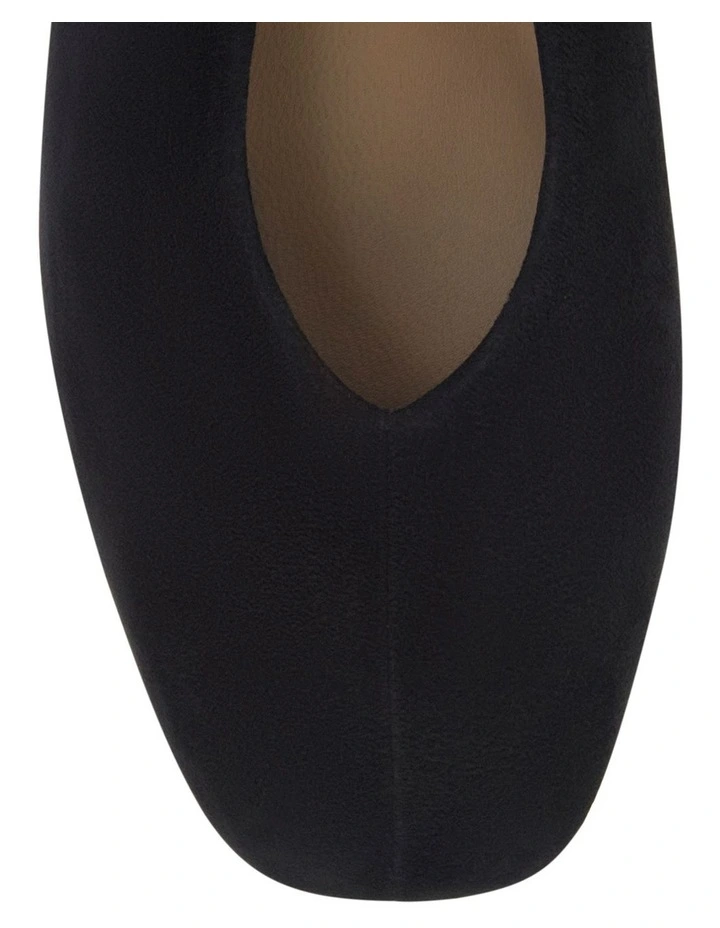 Tune Ballet Flats in Black Suede image 4