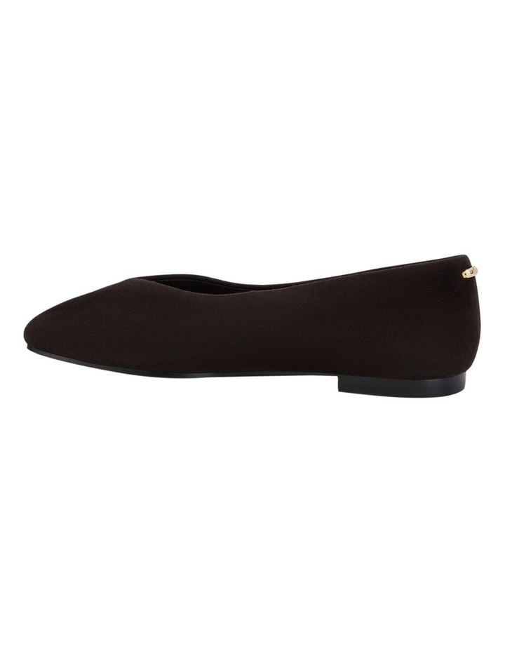 Tune Ballet Flats in Chocolate Suede image 3