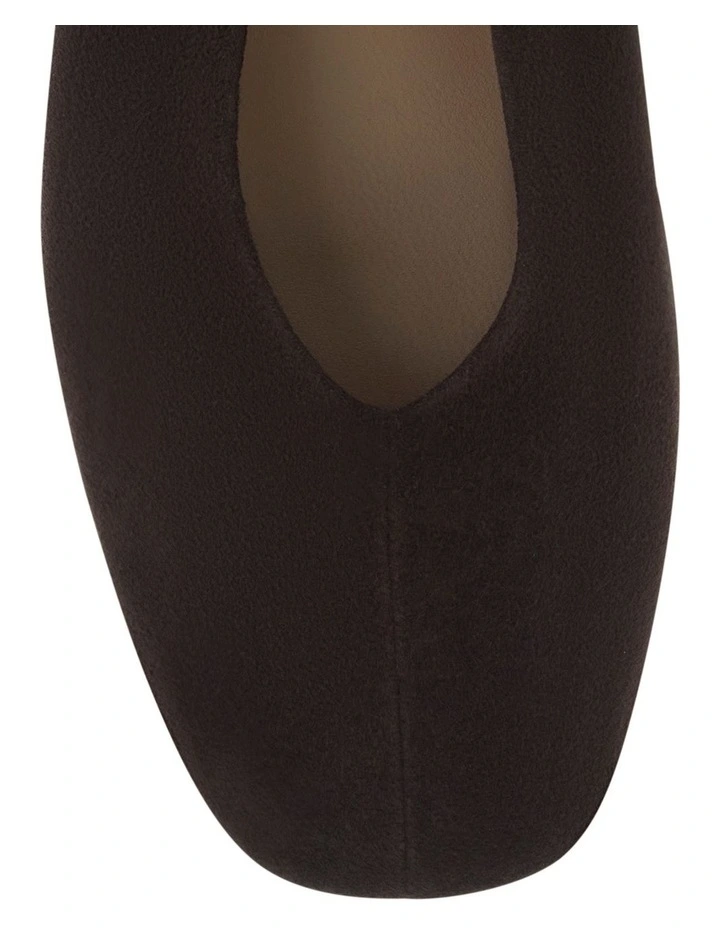 Tune Ballet Flats in Chocolate Suede image 4