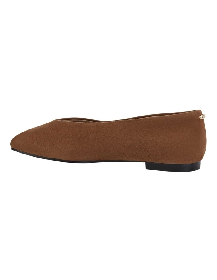 Tune Ballet Flats in Tan Suede image 3