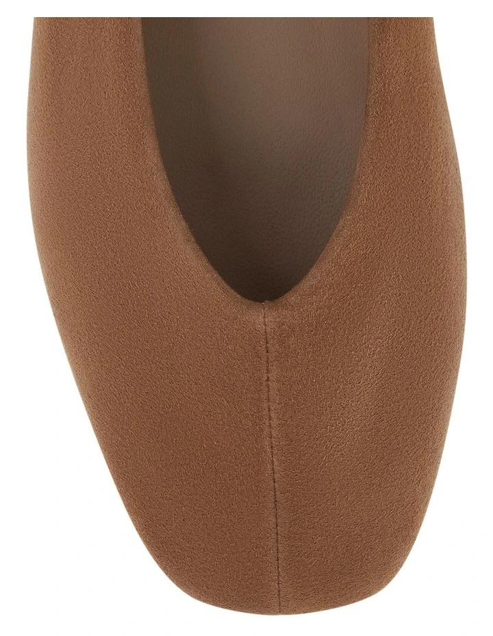 Tune Ballet Flats in Tan Suede image 4