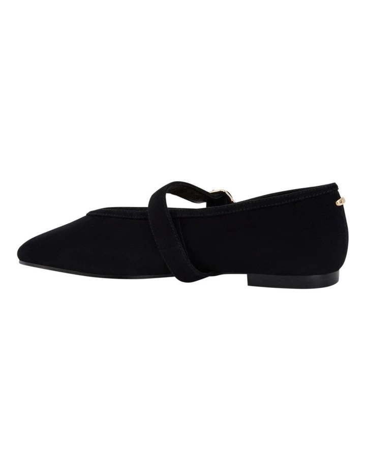 Tenor Ballet Flats in Black Suede image 3