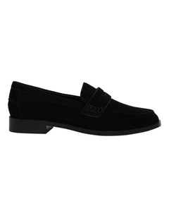 Tory Loafers in Black Suede