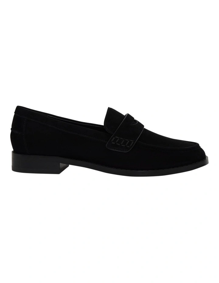 Tory Loafers in Black Suede image 1
