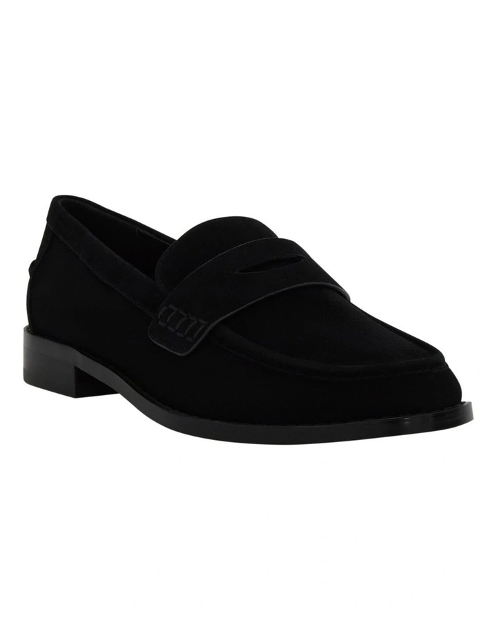 Tory Loafers in Black Suede image 2