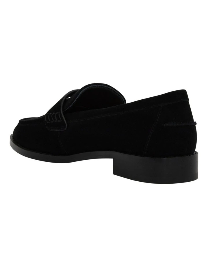 Tory Loafers in Black Suede image 3