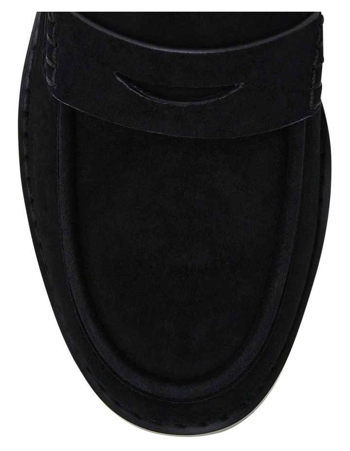Tory Loafers in Black Suede image 4