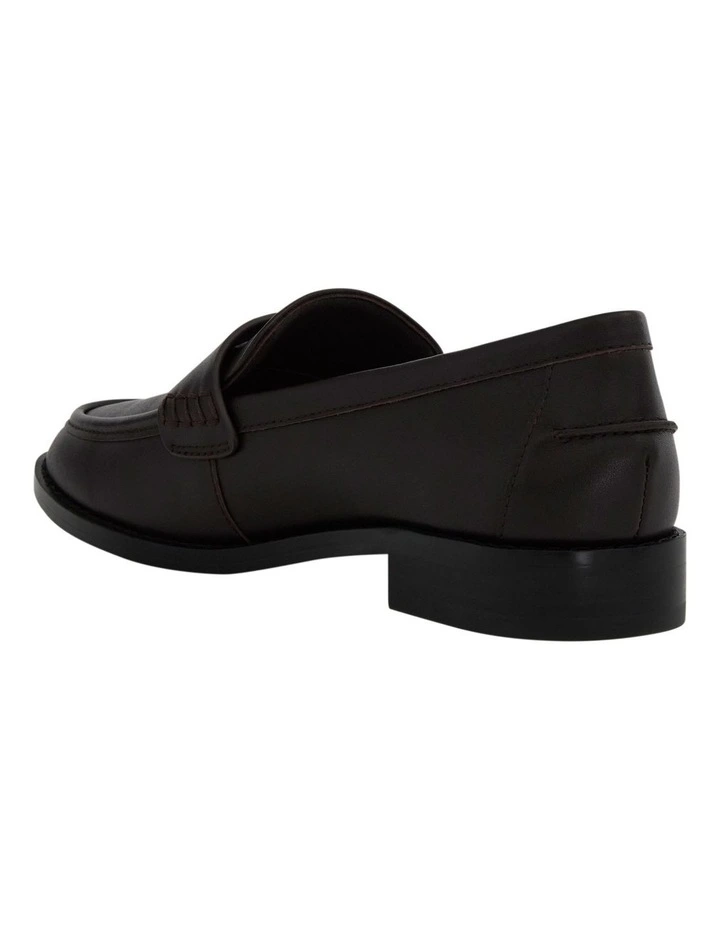 Tory Loafers in Chocolate Leather image 3
