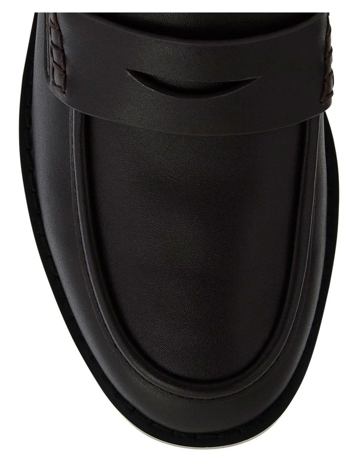 Tory Loafers in Chocolate Leather image 4