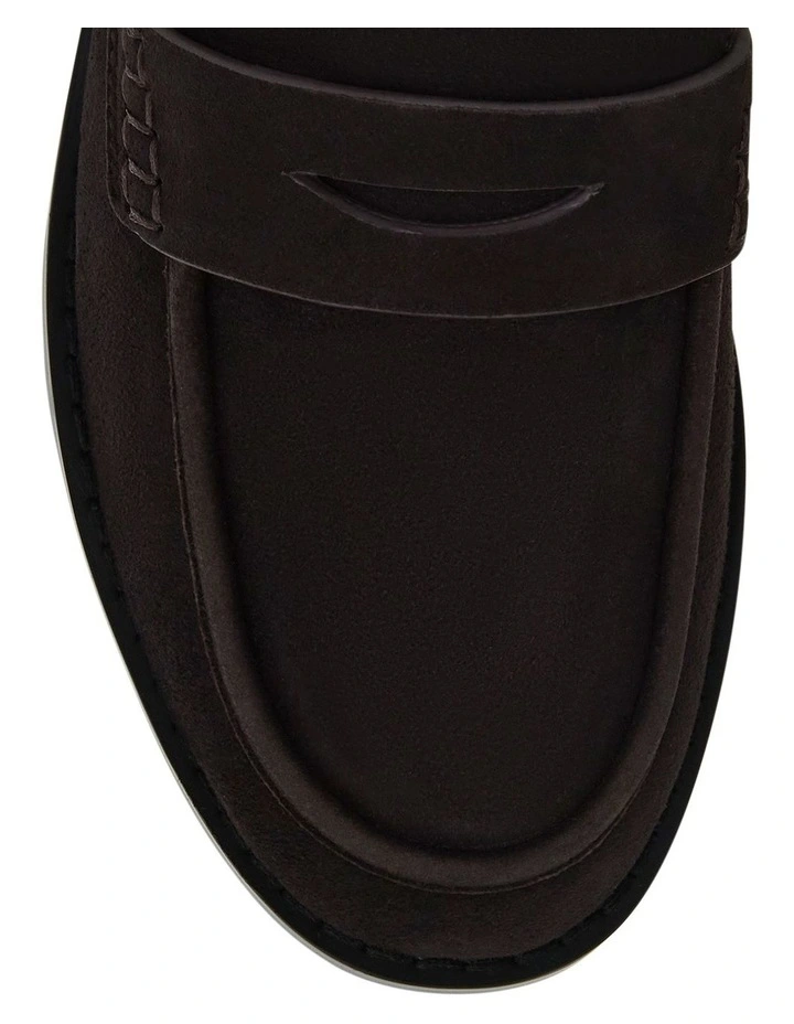 Tory Loafers in Chocolate Suede image 4