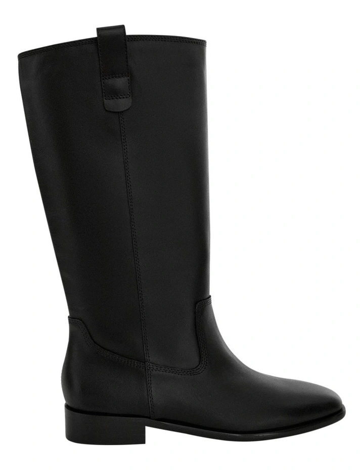 Titan Boots in Black Leather image 1