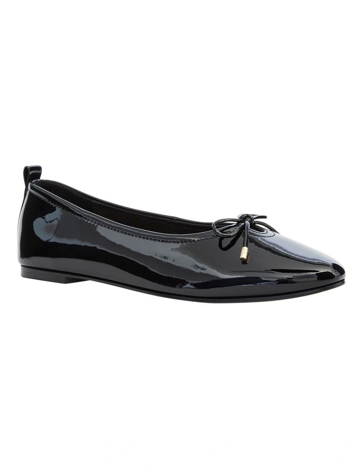 Tatiana Ballet Flats in Black Patent Leather image 2