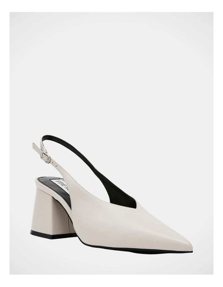 Barge Pointed-Toe Heel in Cream image 2
