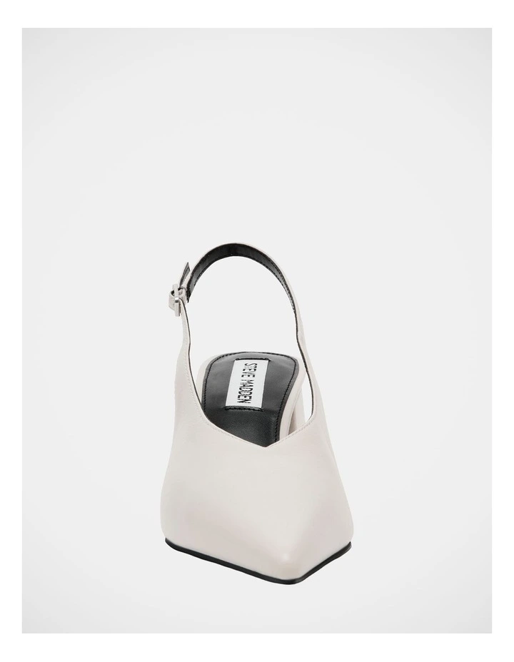 Barge Pointed-Toe Heel in Cream image 3