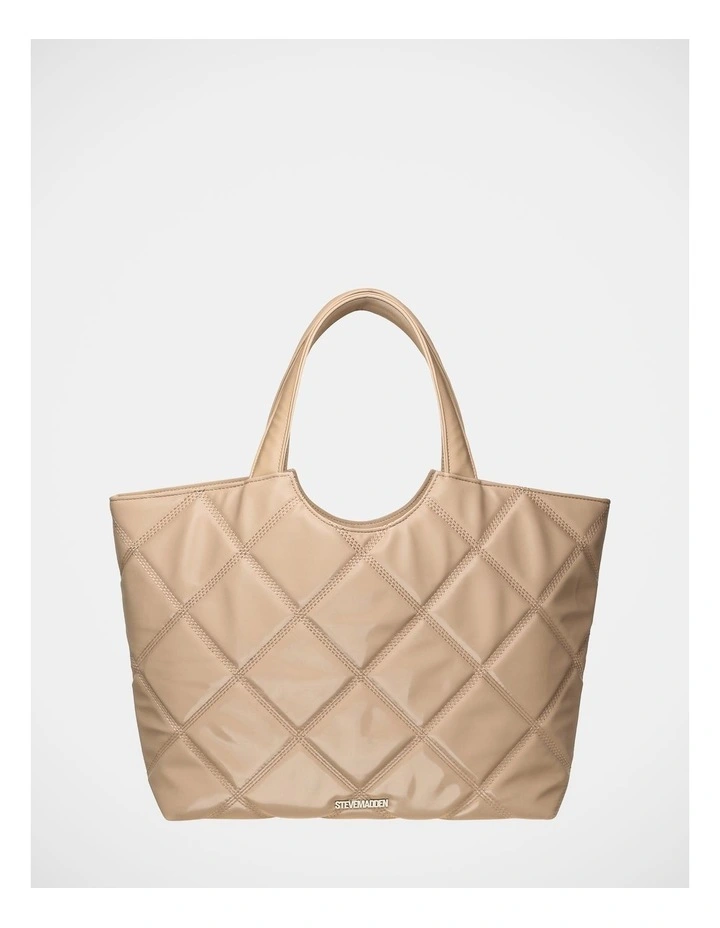 ★Steve Madden★Bfuse キルト トートバッグ ロゴ入り Steve Madden BFuse-V Handbag in Khaki | MYER