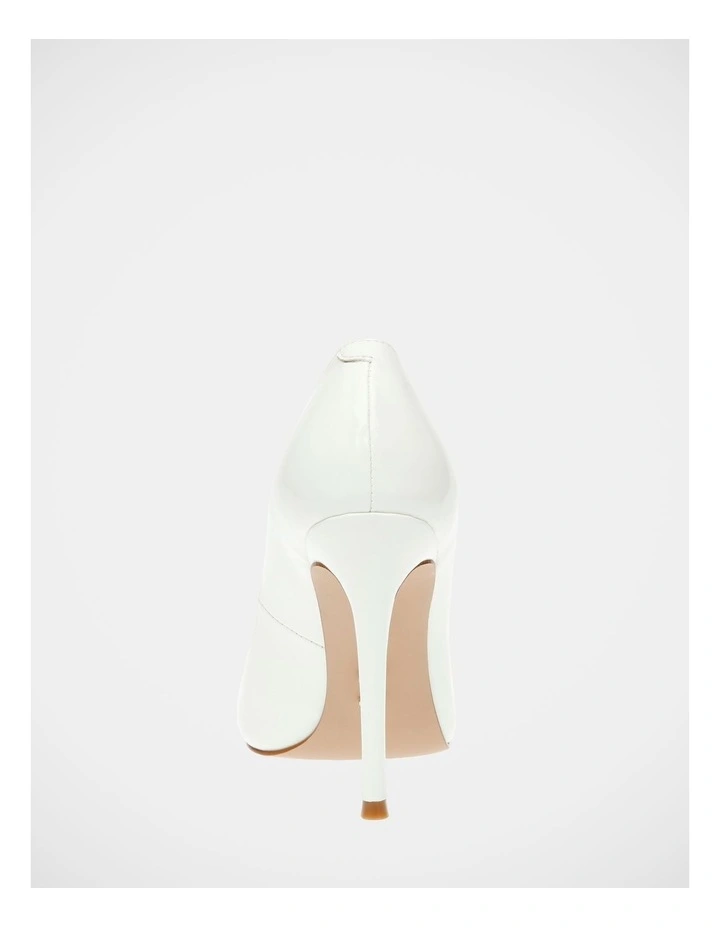Evelyn Dress Shoe in White Patent image 6