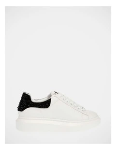 Gaze-R Sneaker in White/Black