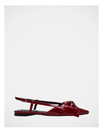 Dazzled Casual Leather Shoes in Wine