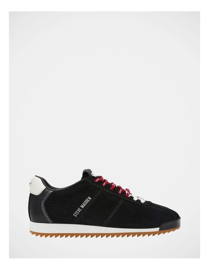 Mirage Sneakers in Black Suede image 1