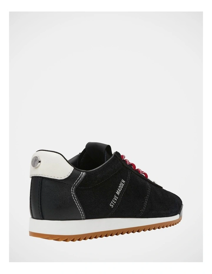 Mirage Sneakers in Black Suede image 5