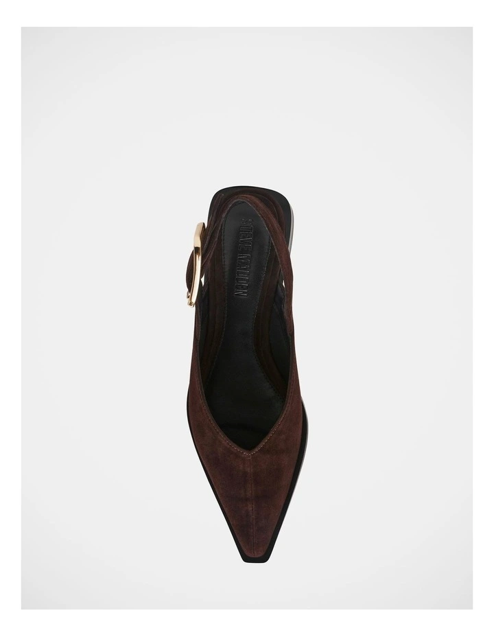 Sianna Flats in Brown Suede image 4