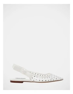 Olyvia-R Flats in Ivory