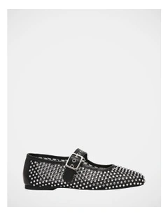 Marcela Casual Shoes in Black Mesh