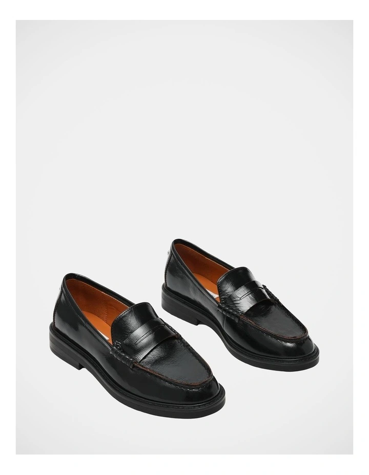 Adison Loafers in Black Leather image 2