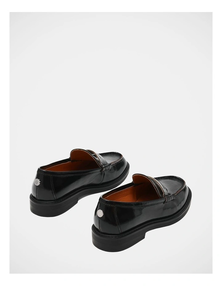 Adison Loafers in Black Leather image 4