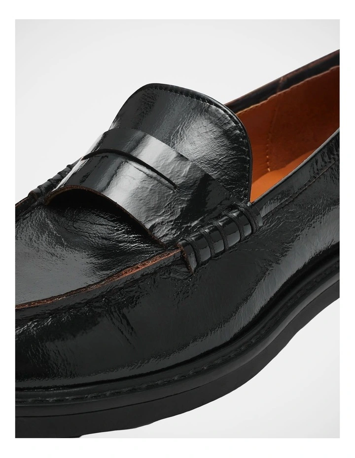Adison Loafers in Black Leather image 5