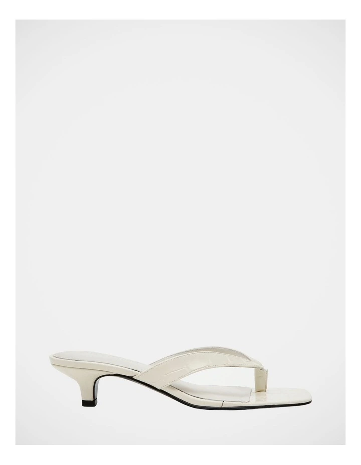 Tracie Dress Heels in White Croc image 1