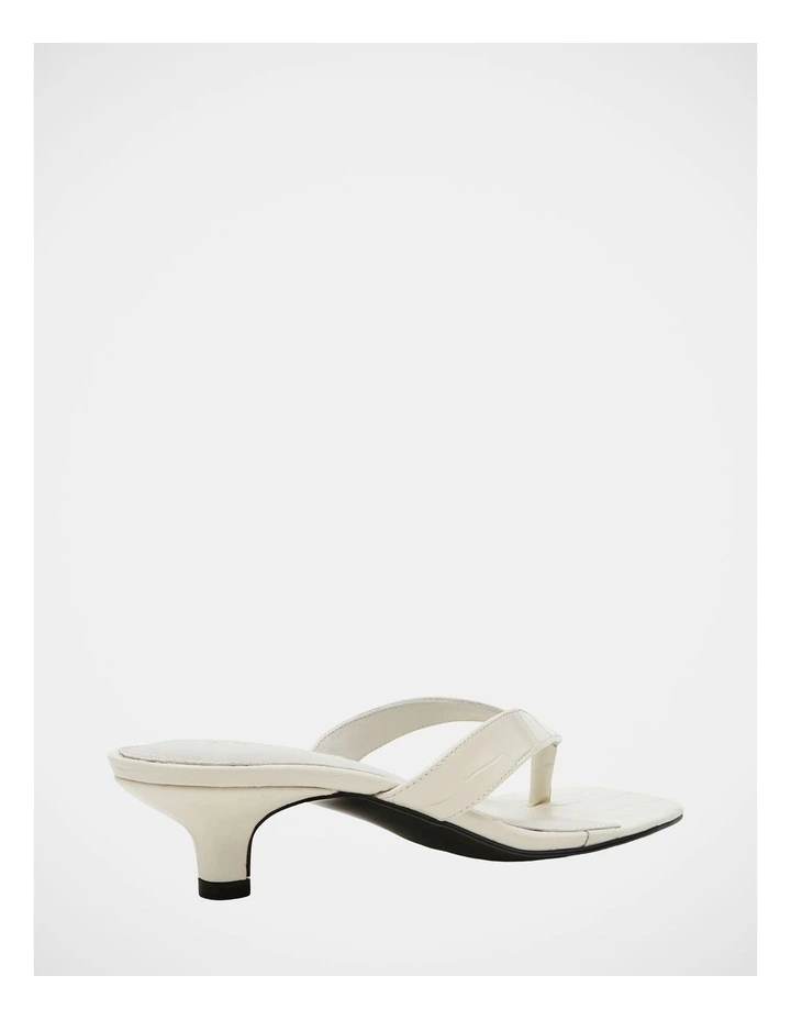 Tracie Dress Heels in White Croc image 5