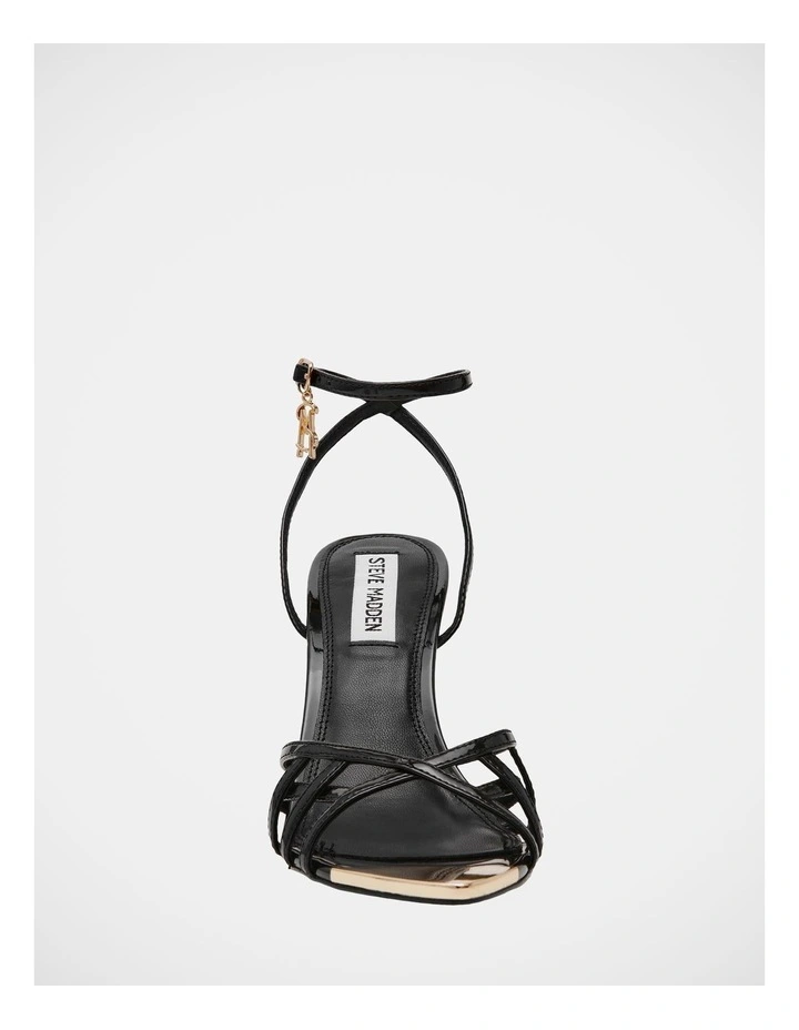 Peepshow Dress Heels in Black Patent image 3