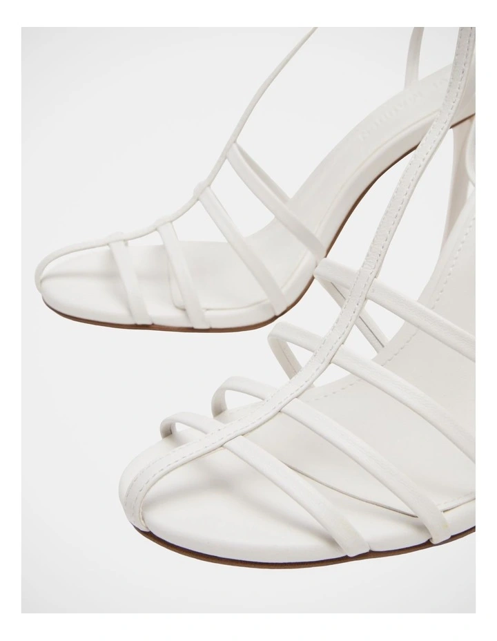 Tildah Dress Heels in White image 5