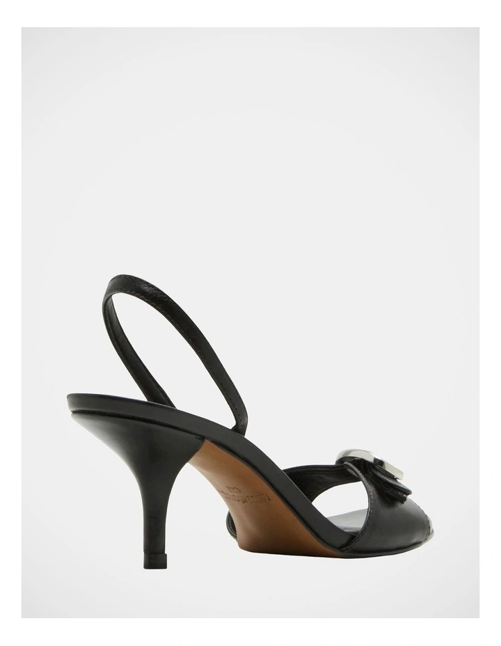 Henrietta Dress Heels in Black image 5