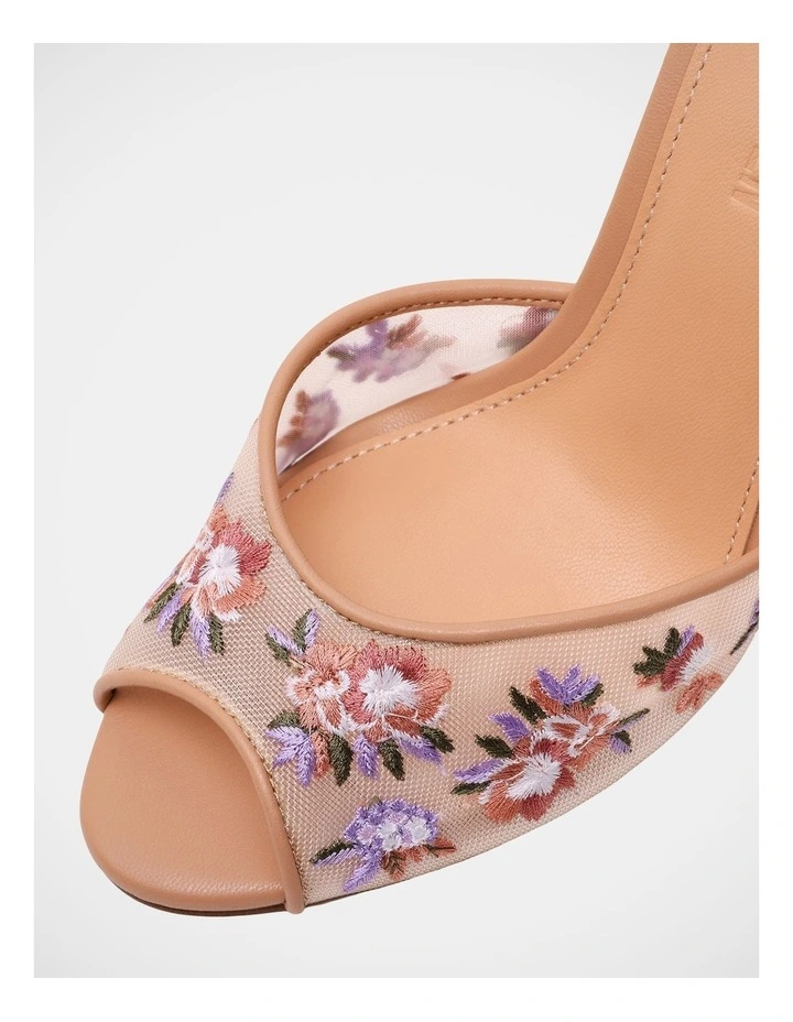Priya-M Dress Heels in Floral Multi image 5